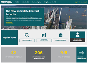 Welcome to New York’s official website of state procurement activity
